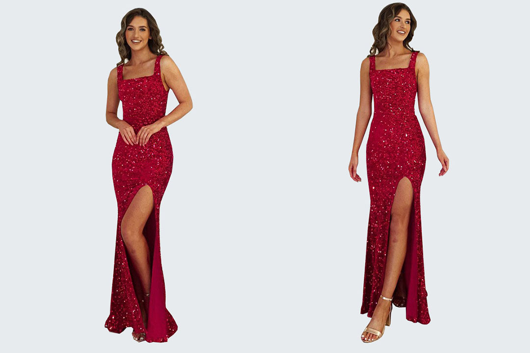 Velvet Sequin Prom Dresses London