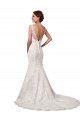 Sleeveless Sweetheart Lace Ivory Chapel Train Long Sexy Wedding Dress London