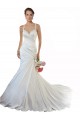 Sleeveless Sweetheart Satin Ivory Chapel Train Beach Wedding Gowns London