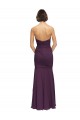 Sleeveless Sweetheart Soft Chiffon Grape Long Bridesmaid Dress London