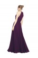 Sleeveless Halter Neck Chiffon Grape Long Bridesmaid Dress / Evening Dress London