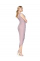 Sleeveless High Neck Soft Chiffon Primrose Cocktail Length High Low Evening Gown / Prom Dress / Bridesmaid Dress London