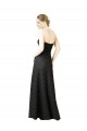 Sleeveless Sweetheart Lace Slate Grey Long Bridesmaid Dress London