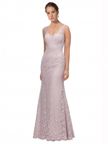 Sleeveless Sweetheart Lace Long Formal Dress / Bridesmaid Dress London