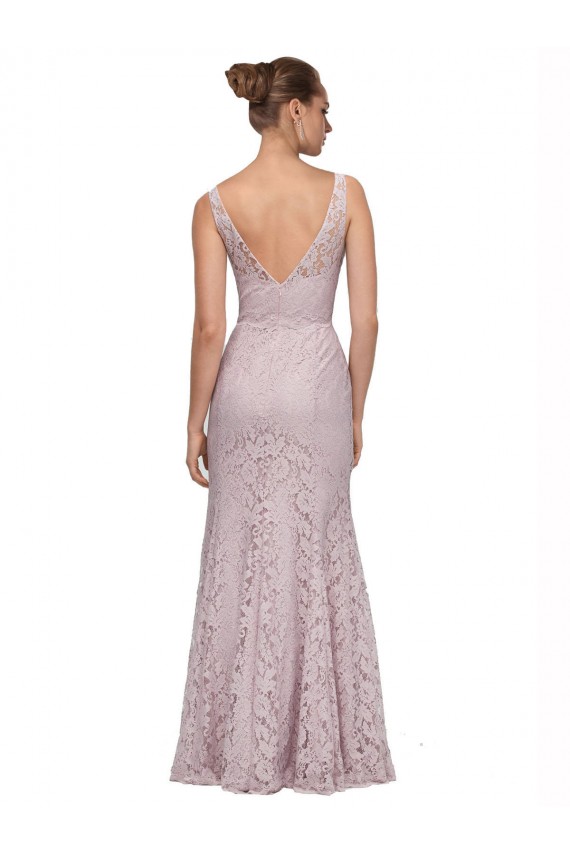 Sleeveless Sweetheart Lace Long Formal Dress / Bridesmaid Dress London