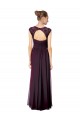 Sleeveless Sweetheart Soft Chiffon & Lace Grape Long Formal Dress / Bridesmaid Dress London