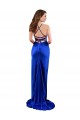 Sleeveless Cowl Neck Silk like Satin Royal Blue Long Formal Evening Gown / Prom Dress / Bridesmaid Dress London