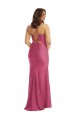 Sleeveless Cowl Neck Silk like Satin Fuchsia Long Formal Plus Size Evening Gown / Prom Dress / Bridesmaid Dress London