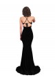 Sleeveless V-Neck Spandex Black Long Formal Evening Gown / Prom Dress / Bridesmaid Dress London