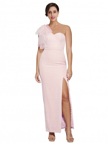 Sleeveless Sweetheart Stretch Crepe Pink Long Formal Evening Gown / Prom Dress / Bridesmaid Dress London
