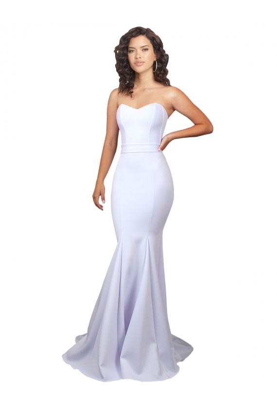 Sleeveless High Neck Stretch Crepe White Long Beach Wedding Dresses London