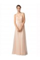 Sleeveless Sweetheart Tulle Nude Long Bridesmaid Dress / Evening Dress London